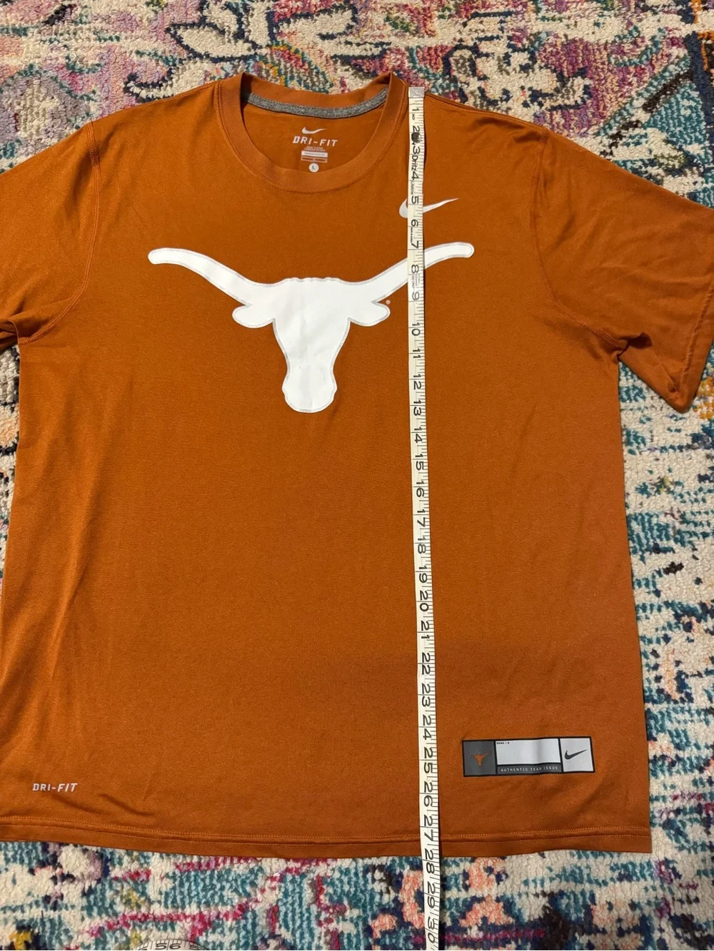 Nike Burnt Orange Texas Longhorns Dri-Fit Tee